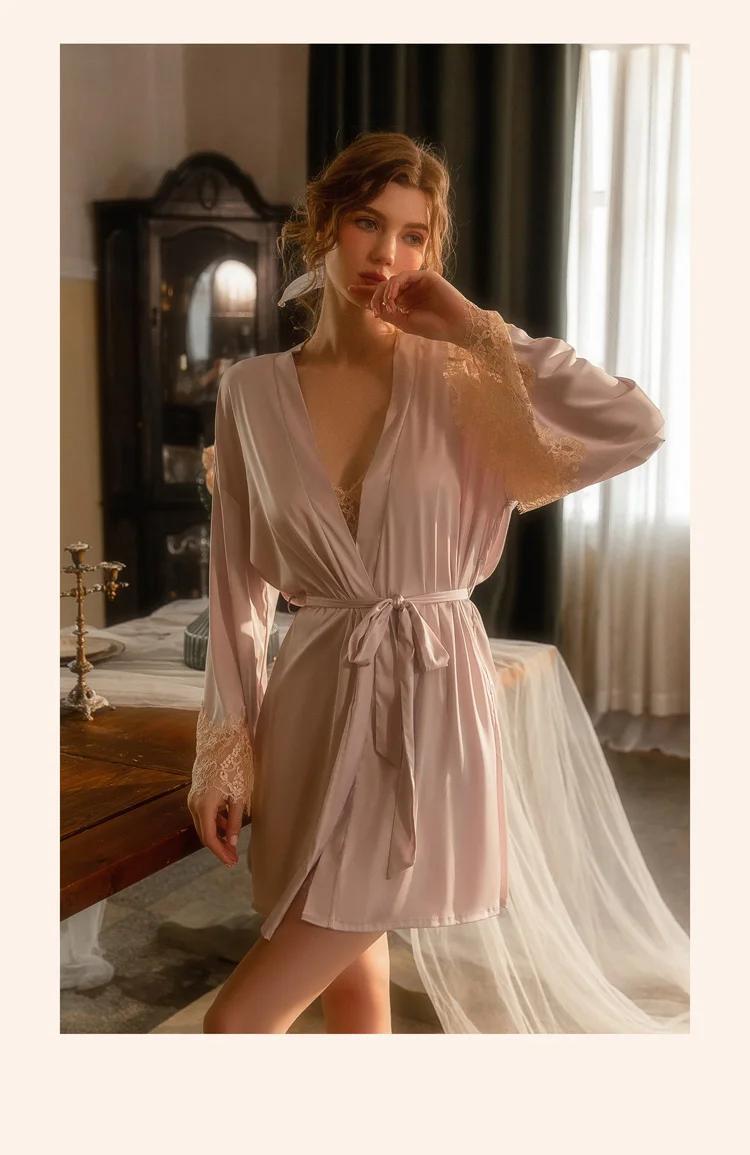 Sexy Lingerie Pajamas Women's Sleepwear Ice Silk Pure Desire 2022 New Suspender Nightdress Sleeveless Nightgowns Sleeping Dress